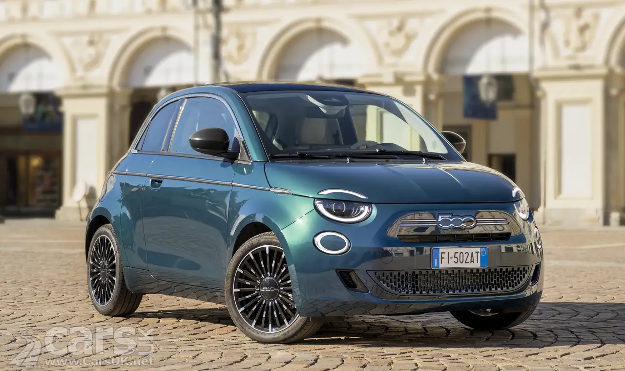 Fiat 500 Hybrid front view