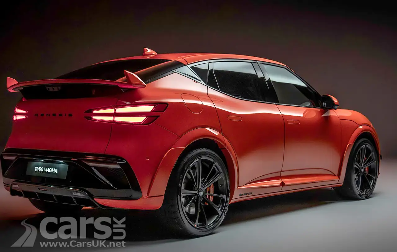 Genesis GV60 Magma rear view