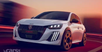 Peugeot E-208 GTi front vew as its price and performance is revealed
