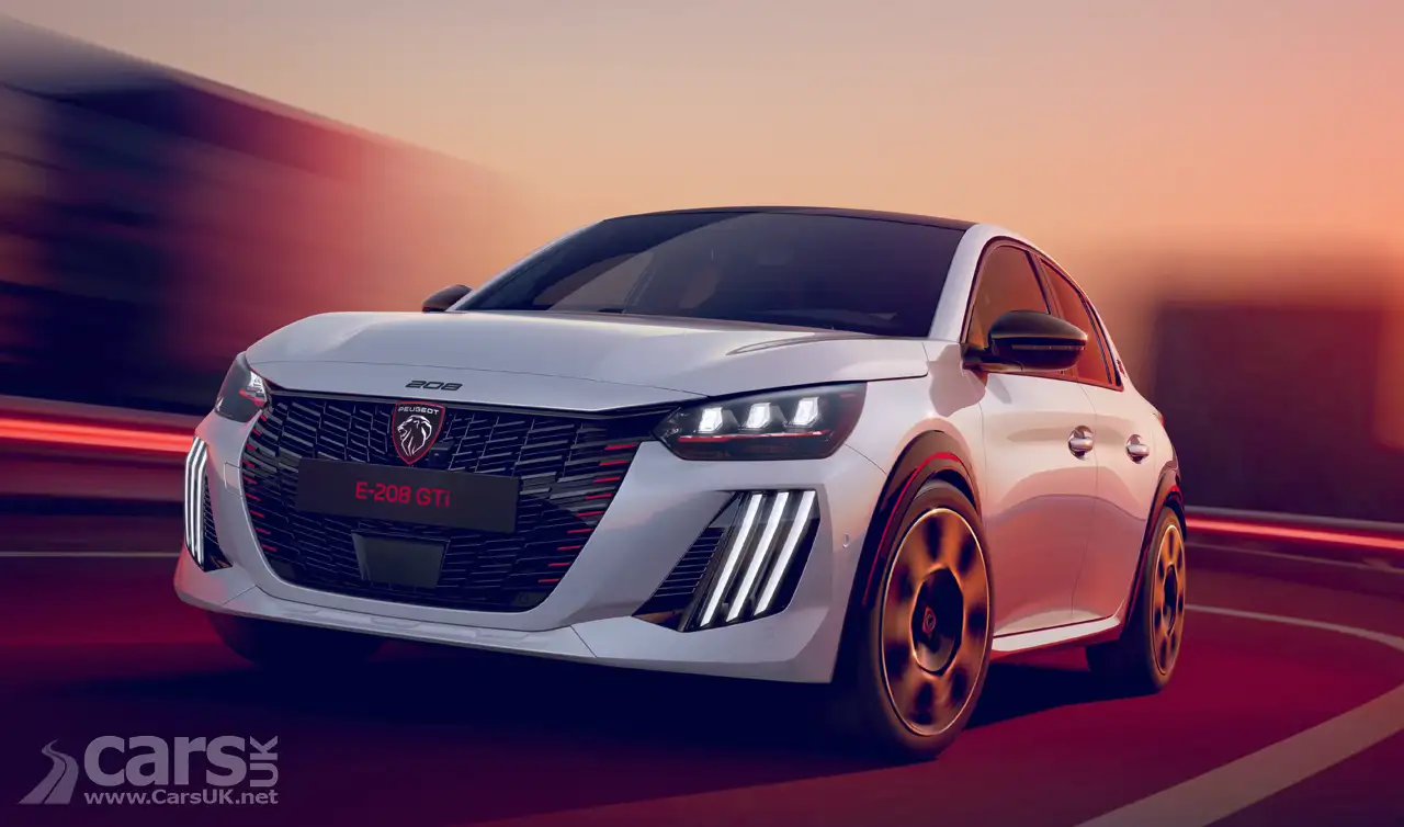 Peugeot E-208 GTi front view