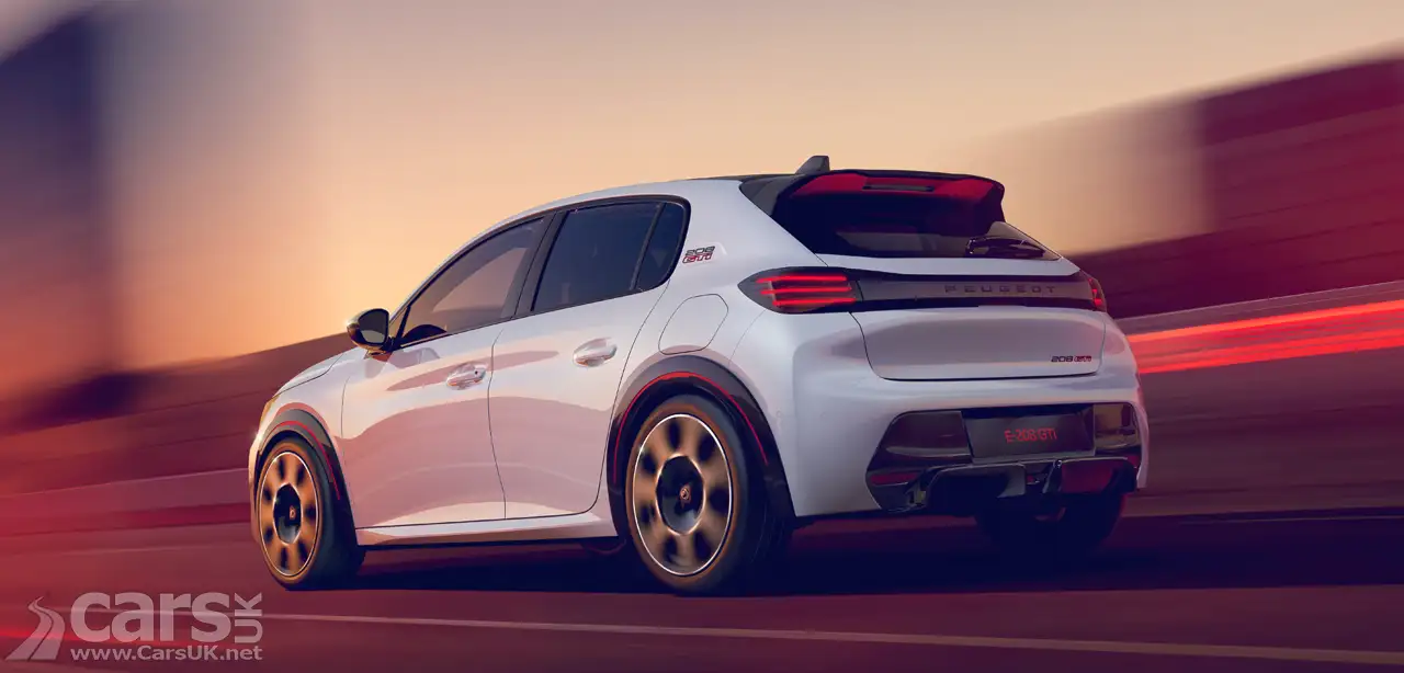 Peugeot E-208 GTi rear view
