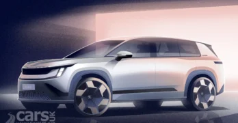 Skoda Peaq design sketch front view