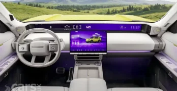 Freelander 8's interior with BMW iX3-style Panoramic display