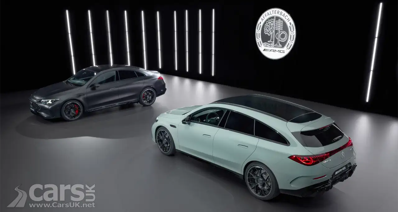 Electric Mercedes-AMG CLA 45 and Shooting Brake