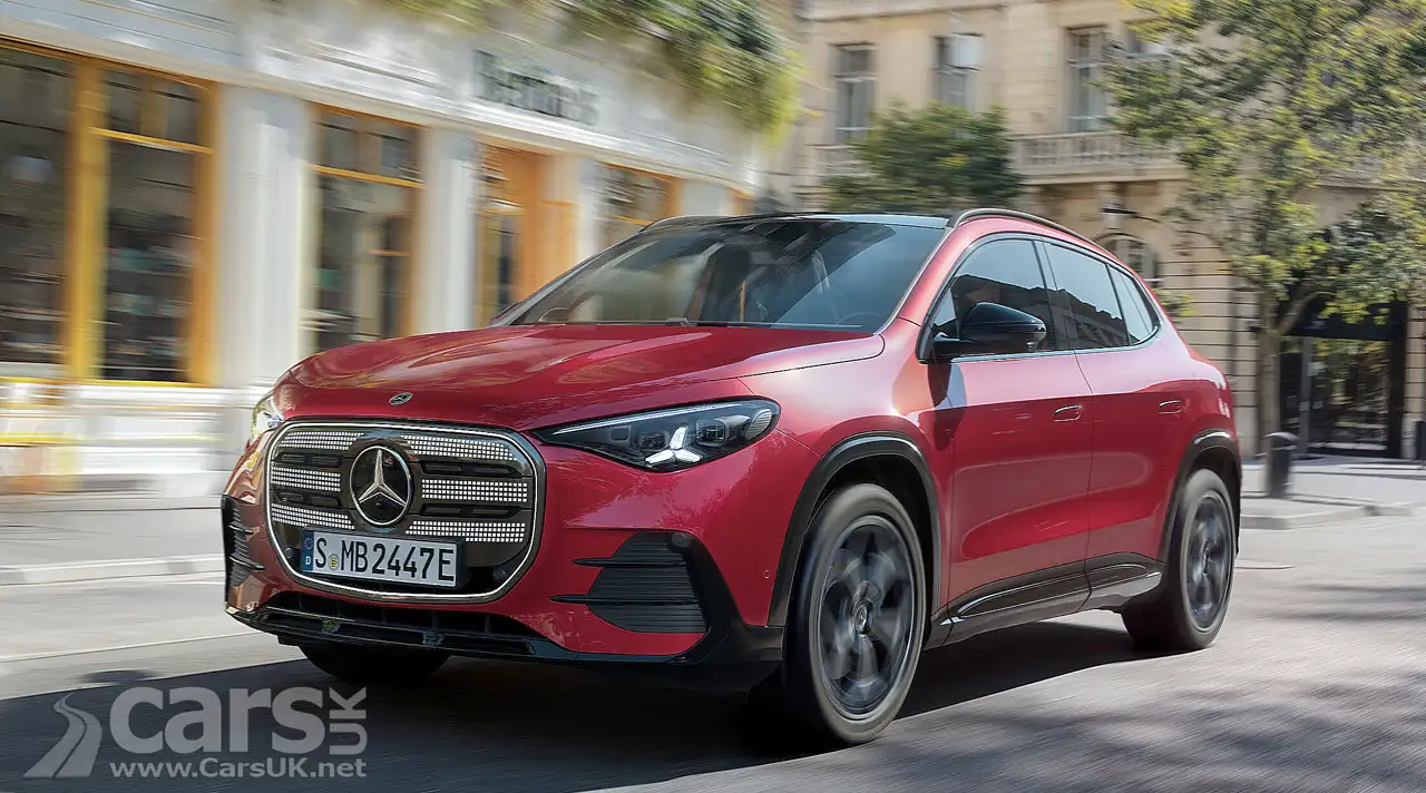 New Mercedes GLA front view