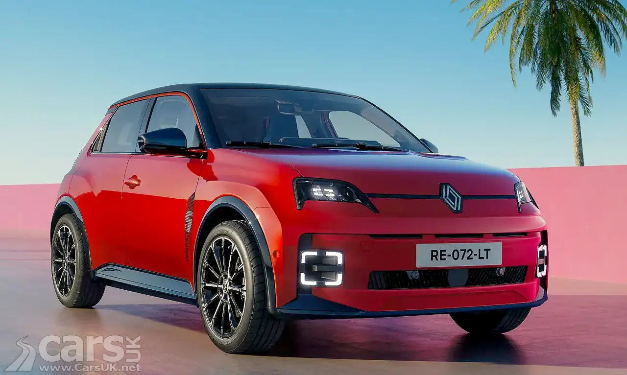 Electric Renault 5 E-Tech 2026 front view