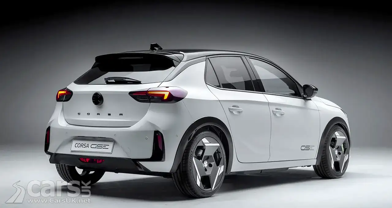 Vauhall Corsa GSE static rear view