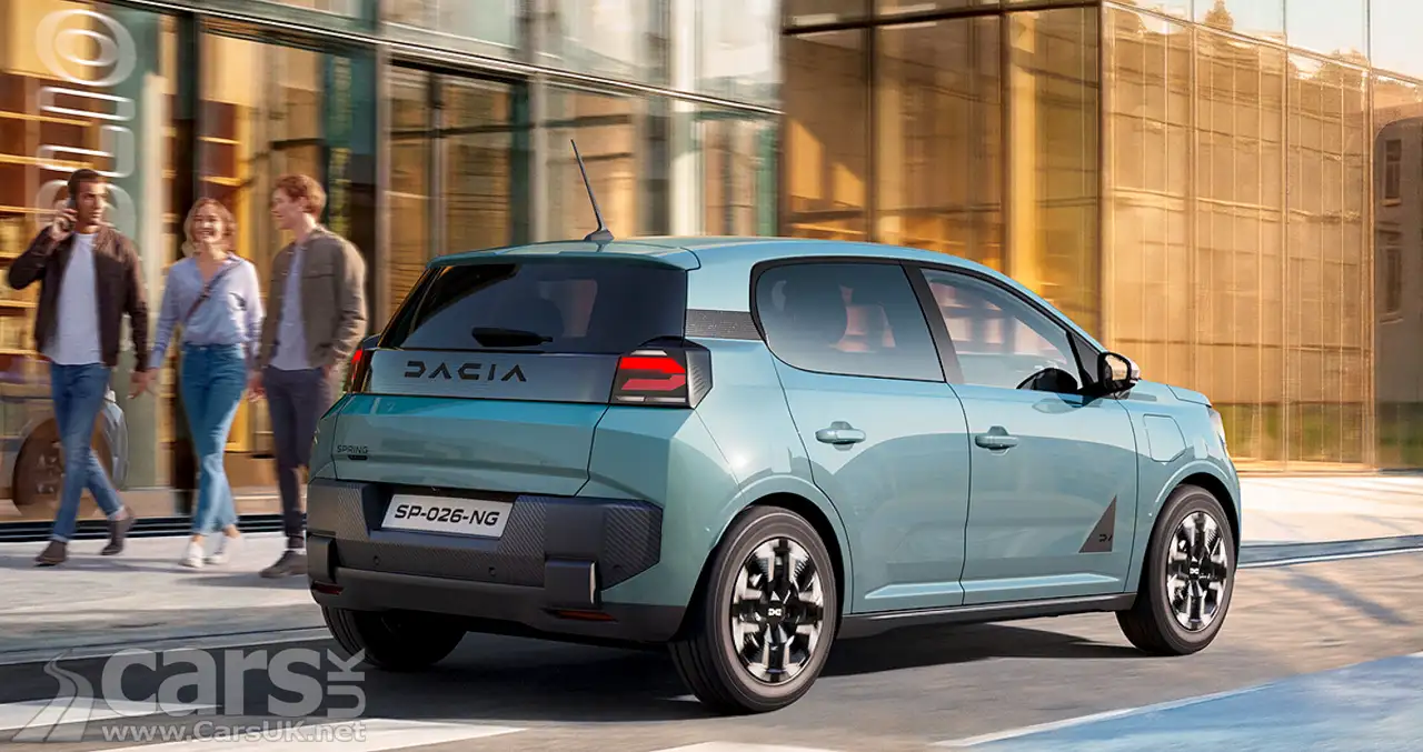 2027 Dacia Spring rear view