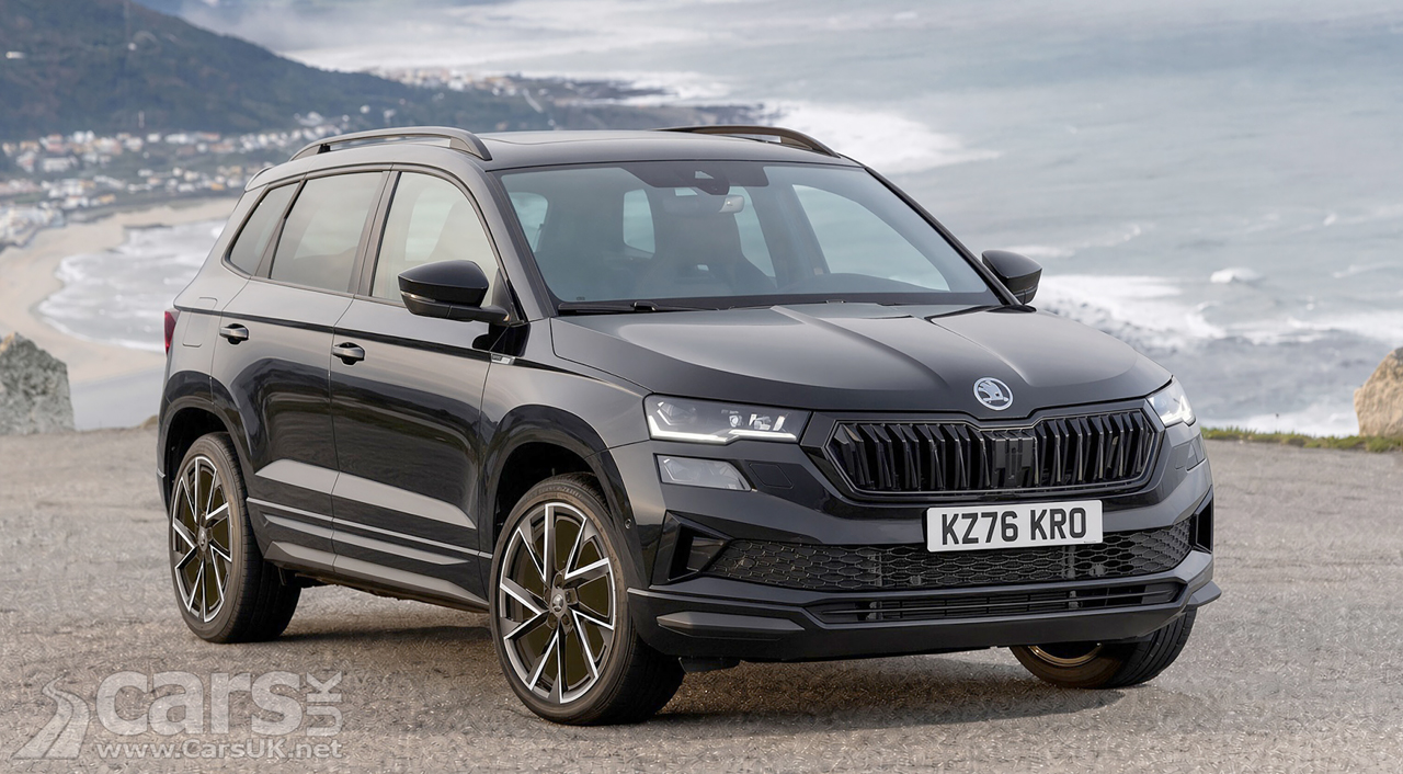 Skoda Karoq Black Edition front view