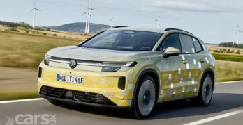Volkswagen ID. Tiguan front view camouflaged