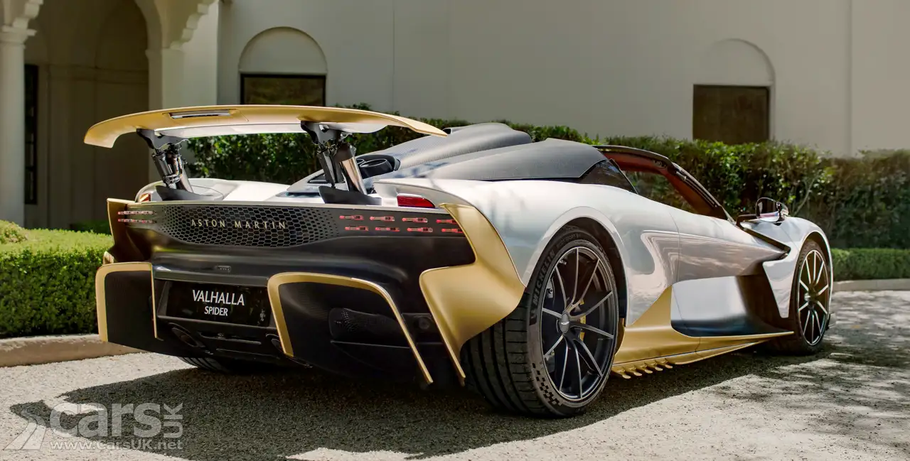 Aston Martin Valhalla Spider rear view