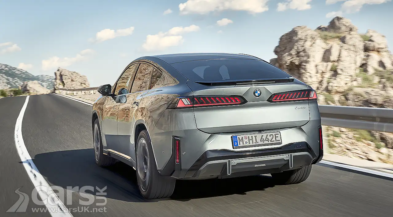 BMW iX4 rear view